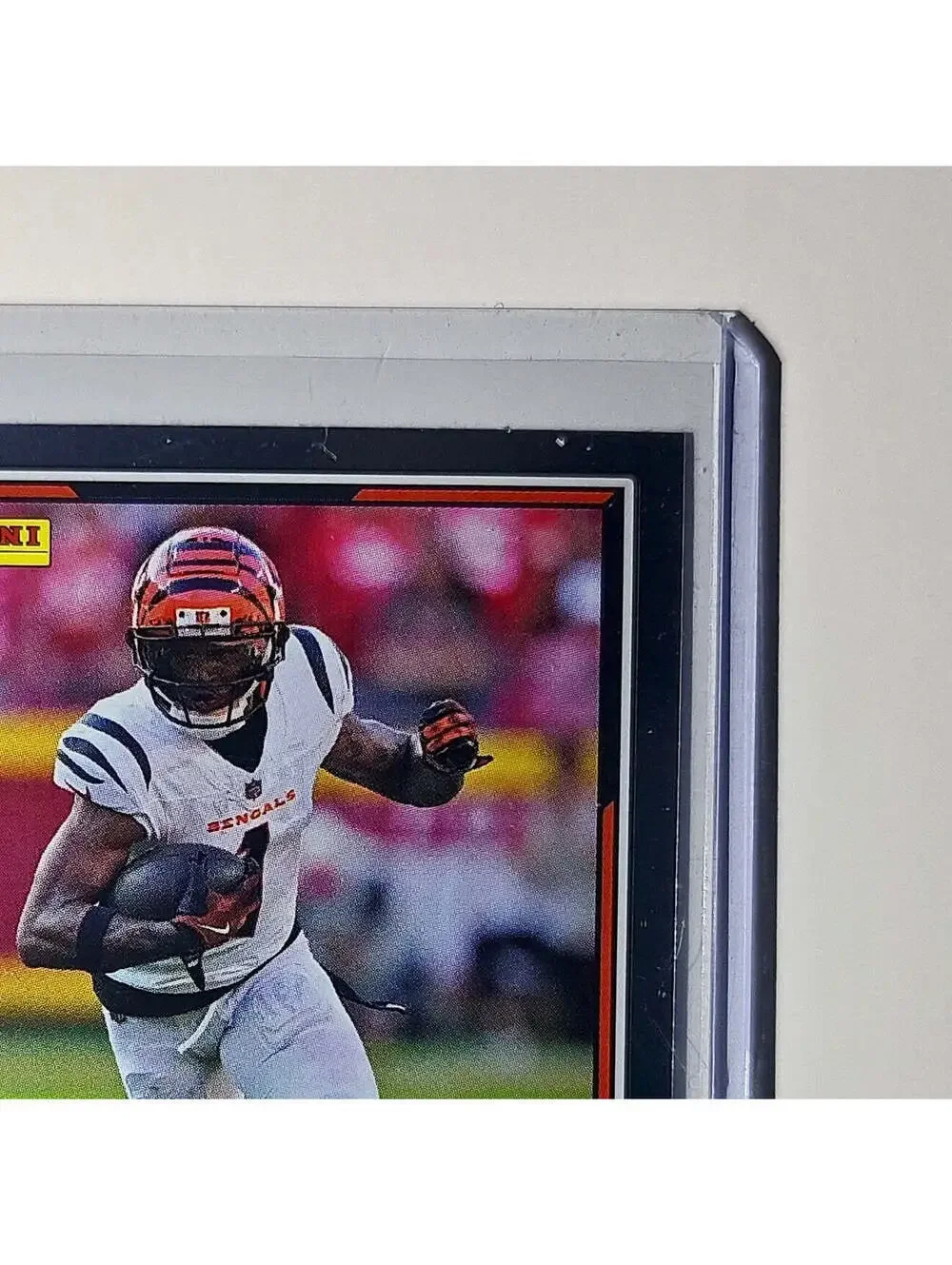 Ja’Marr Chase 2025 Panini NFL #46 Foil Sticker Card Cincinnati Bengals